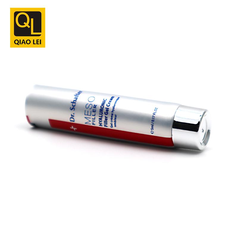 16 tube diameter, silver red edge aluminum plastic tube, electroplated screw cap