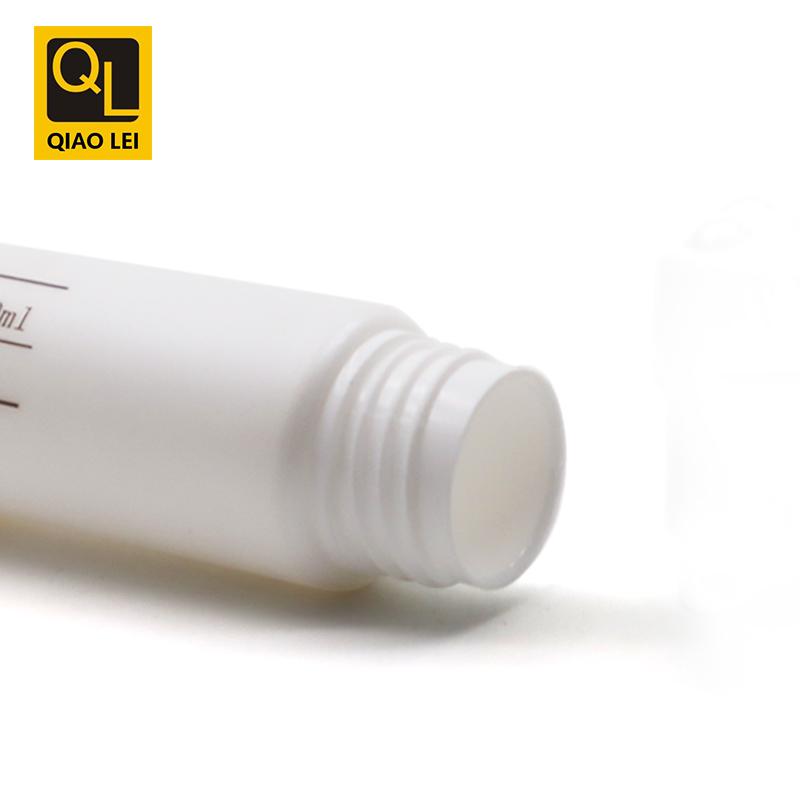 19 tube diameter, white tube 20g, three ball, electroplated straight edge cap