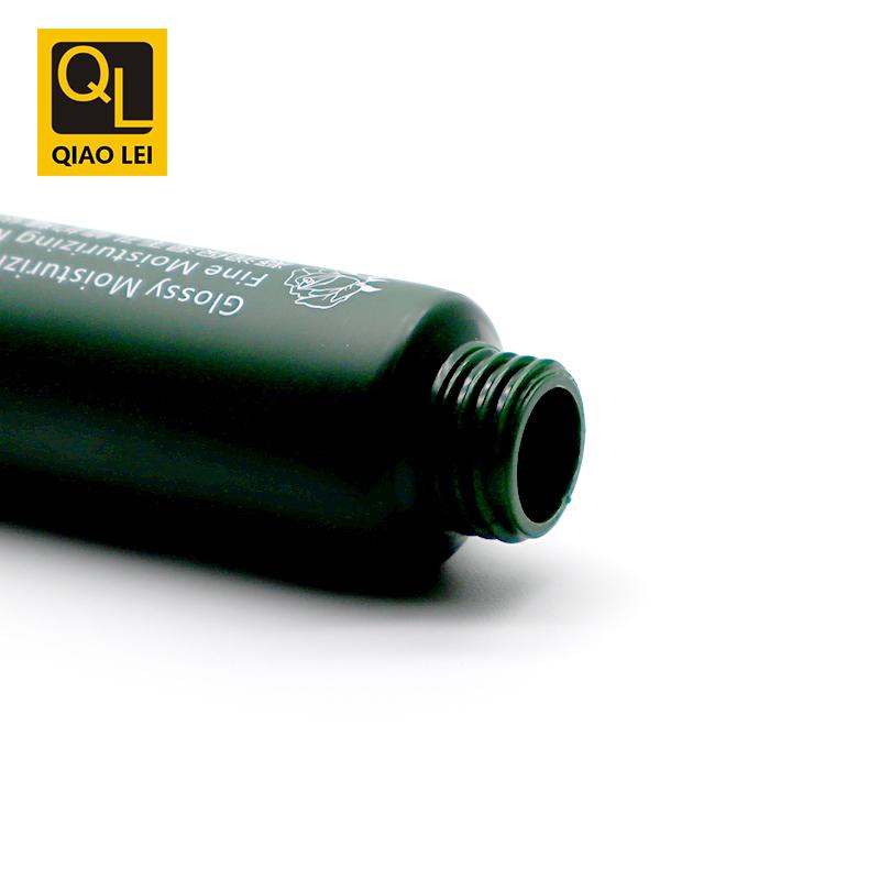 19 tube diameter, green hose lip gloss tube 10ml, brush cap