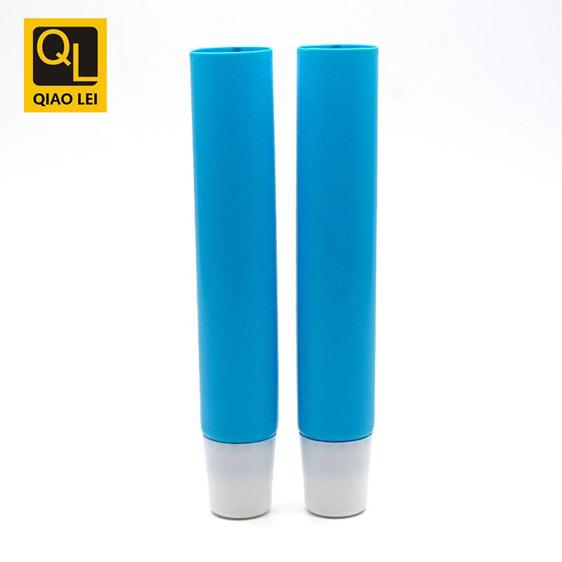 19 tube diameter, blue lipstick tube 10ml, white lipstick cap