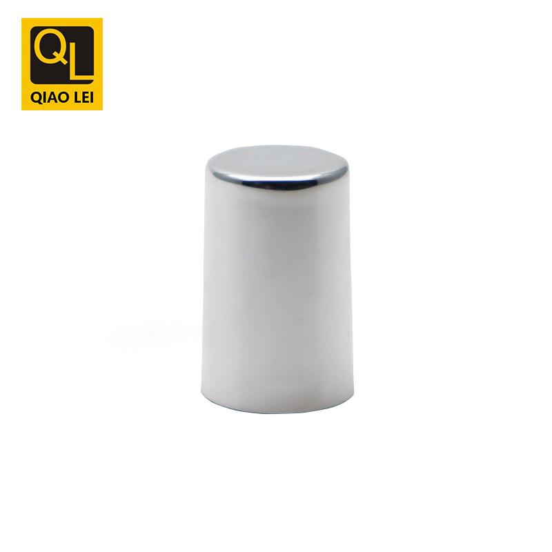 22 tube diameter, black hose, electroplated straight edge cap