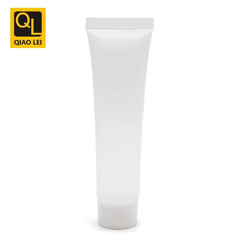 25 tube diameter, transparent hose 30ml, white concave top screw cap