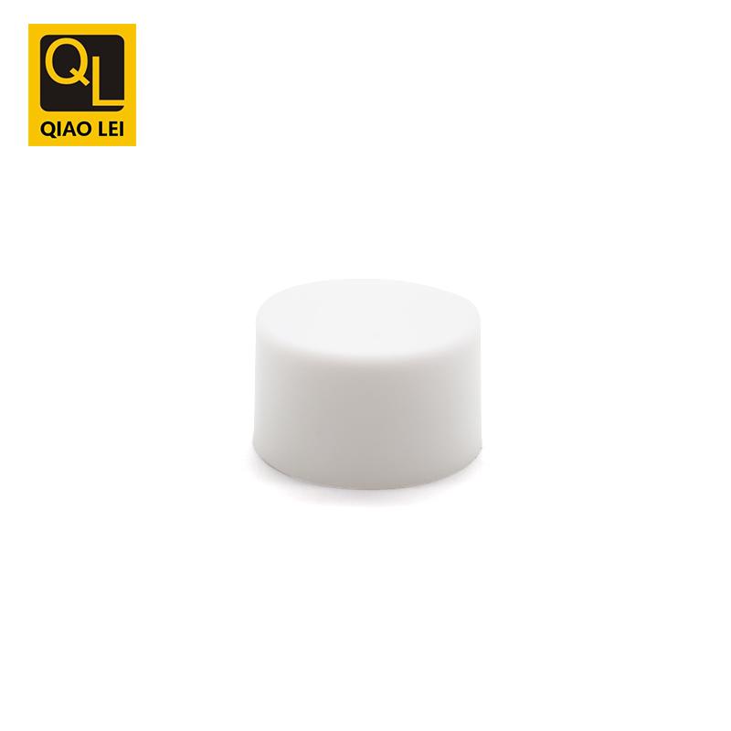 25 tube diameter, transparent hose 30ml, white concave top screw cap