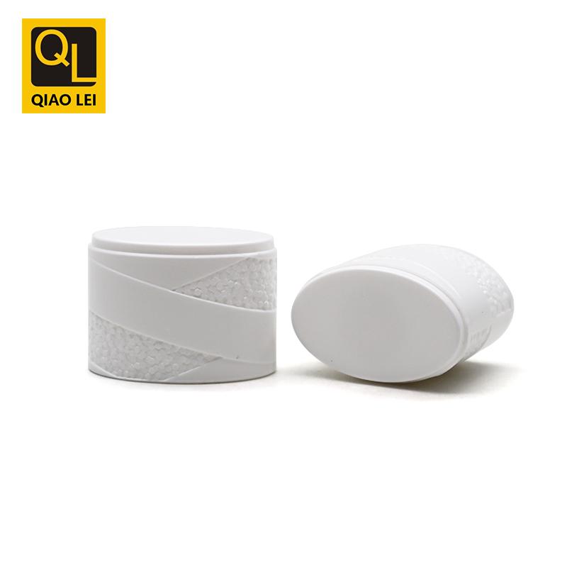35 tube diameter, white flat tube, square flat screw cap