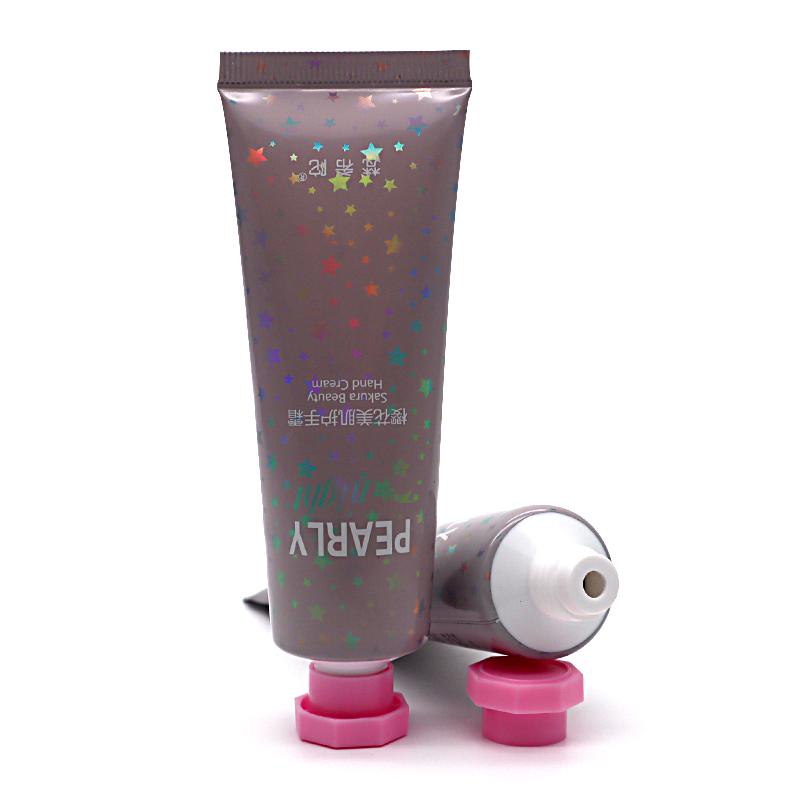30 tube diameter, gray reflective star aluminum plastic tube, pink star cover