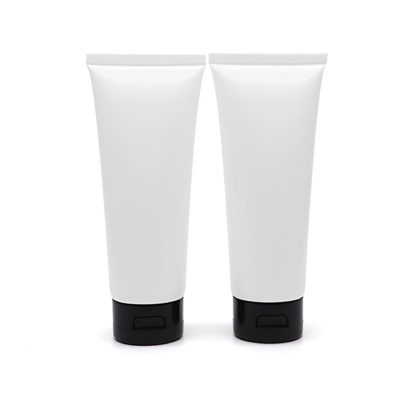 40 tube diameter, white hose 100g, black flip cap