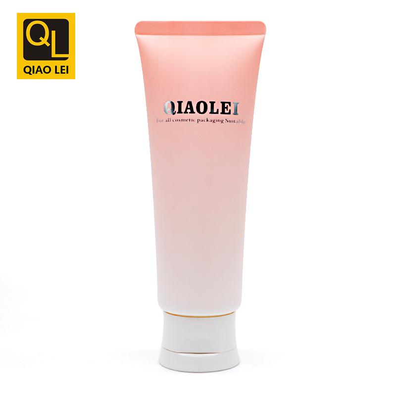 40 tube diameter, pink white gradient hose 100g, white clamshell