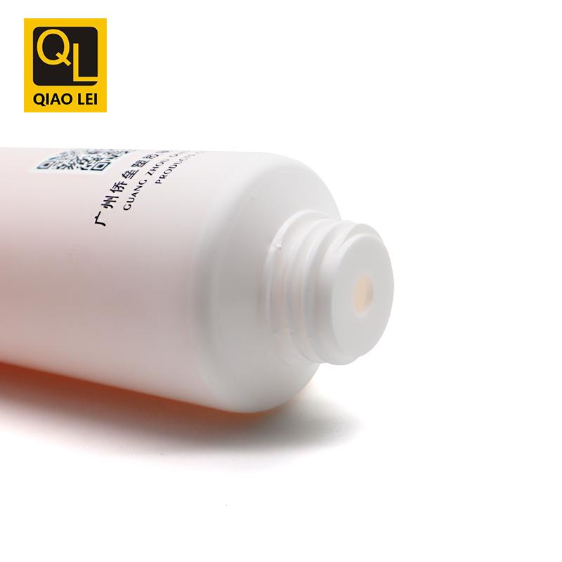 40 tube diameter, pink white gradient hose 100g, white clamshell