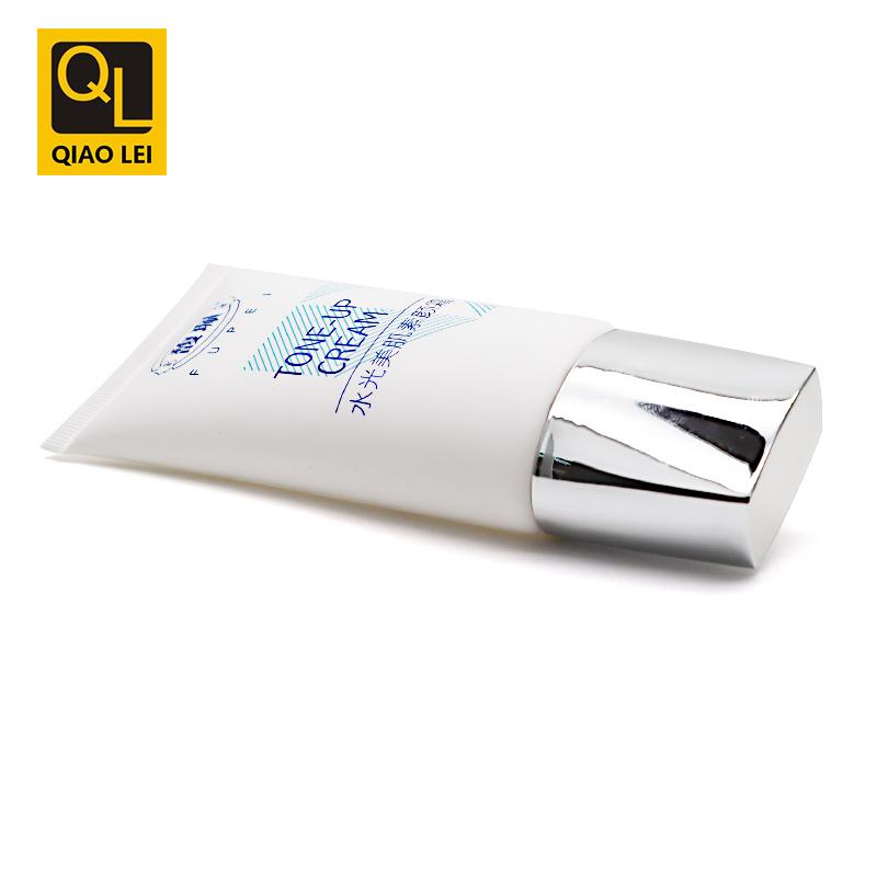 40 tube diameter, flat white tube, electroplated screw cap