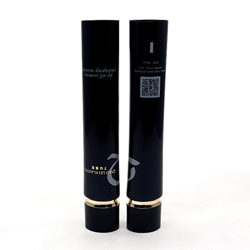 25-tube diameter black screw cap hair mask facial cleanser sunscreen sample soft tube