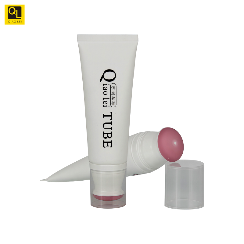 Liquid foundation cosmetic tube packaging