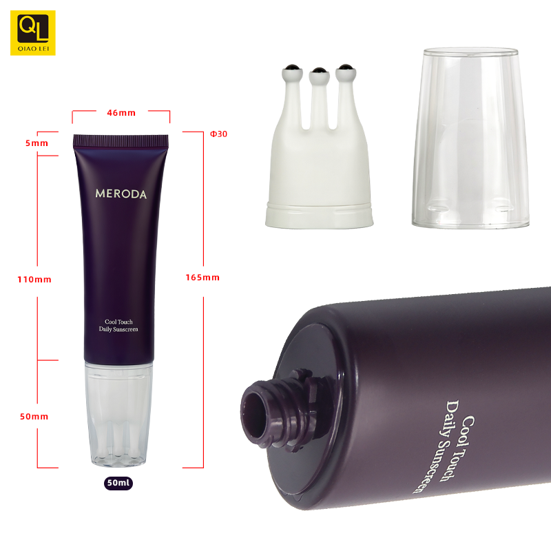 Functional head massage neck cream face cream hose packaging