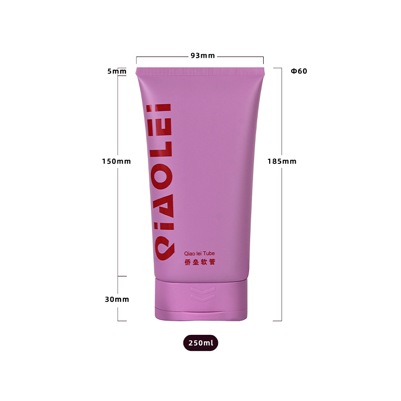 Sunscreen cosmetics tube packaging