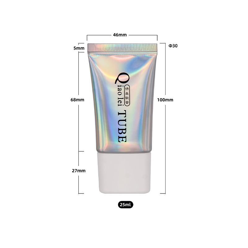 Sunscreen cosmetics tube packaging