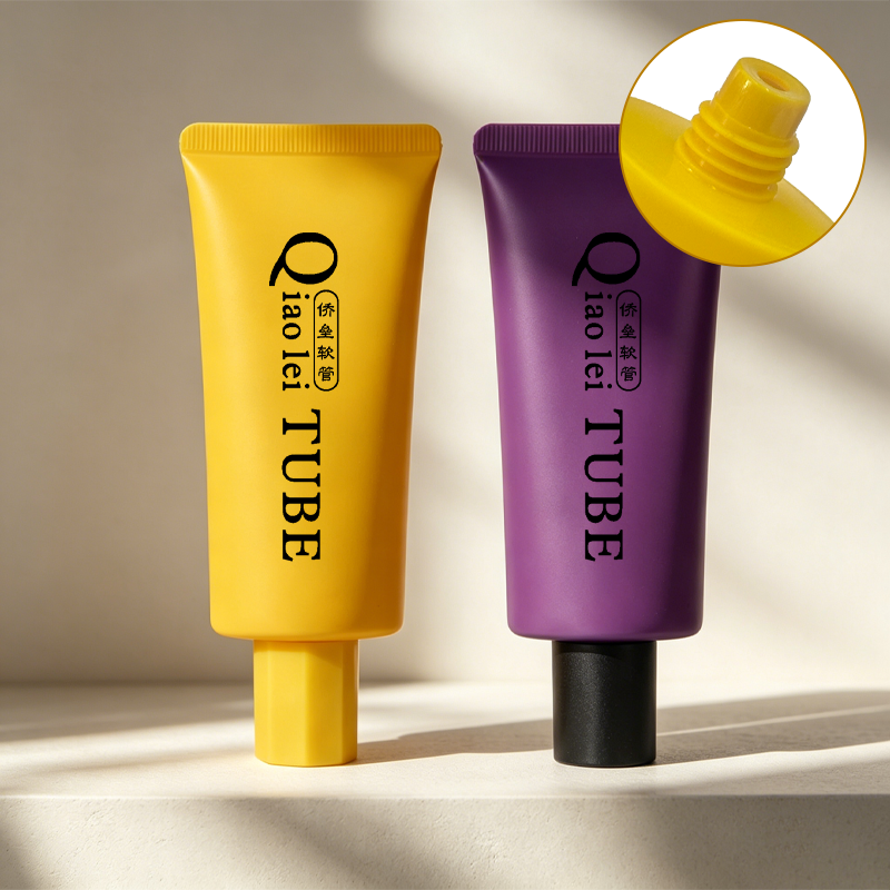 Sunscreen, facial cleanser, cosmetics, tube packaging