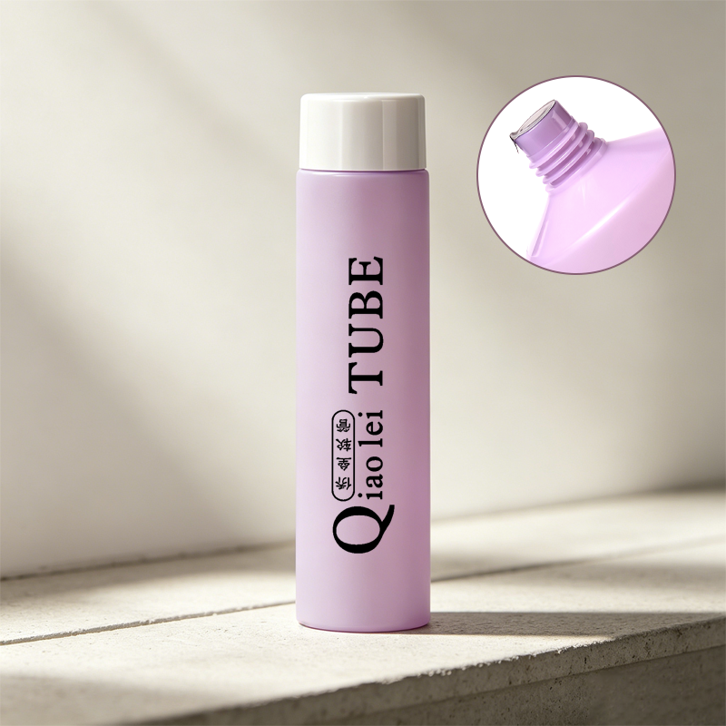 Facial cleanser cosmetic tube packaging