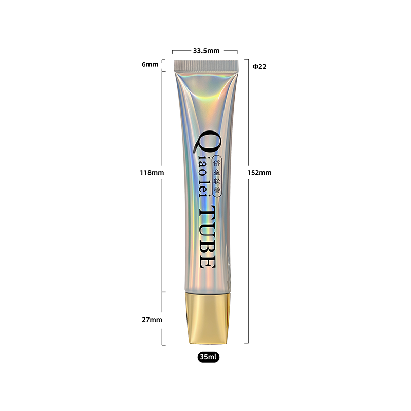 Liquid foundation cosmetic tube
